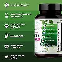 Vista 4 de EMERALD LABS Multivitamínico 1 diario para mujer - Incluye calcio, zinc, vitamina B y más - Suplemento de apoyo óseo e inmunológico - Sin gluten