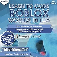 Vista 1 de Learn to Code Custom Roblox Worlds in Lua - Computer Programming for Beginners Roblox Gift Card with Digital Pin Code, Ages 11-18
