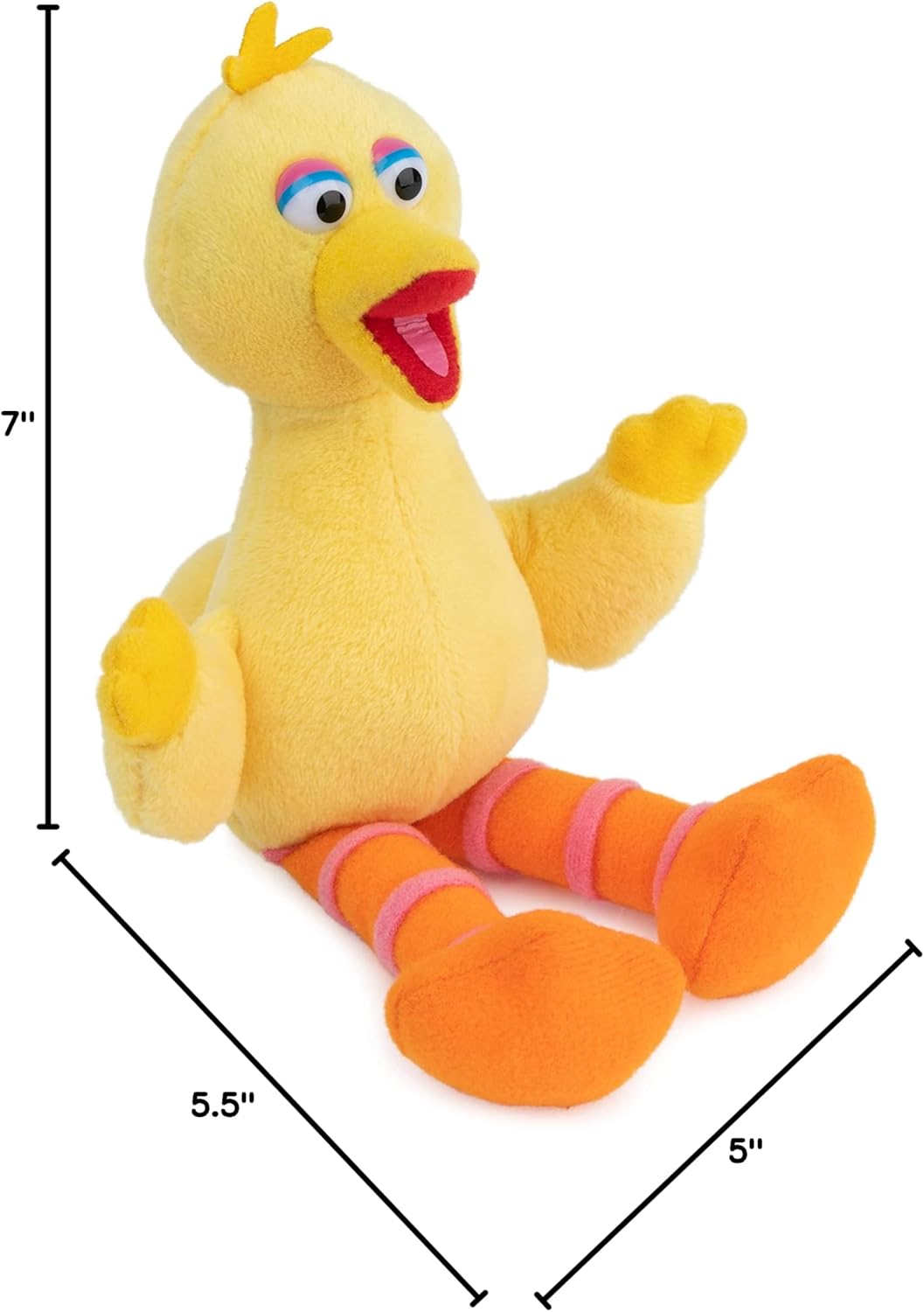 Sesame Street from Gund Big Bird Beanbag 7 IN