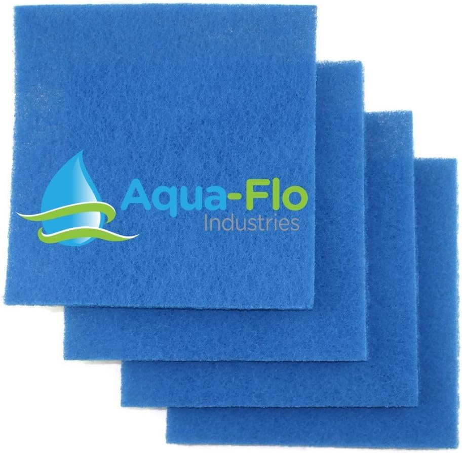 Aqua Flo 12"x 12"x 1" Rigid Pond Filter Media, 4 Pads (4 Square Feet)