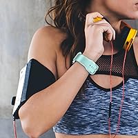 Vista 225 de Correa deportiva de silicona suave compatible con cierre clásico compatible con correas de Apple Watch de 49, 45, 44, 42, 41, 40 y 38 mm para iWatch