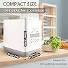 Electric Composter for Kitchen, 3.8L Smart Compost Bin with Odor Adsorption, Countertop Kitchen Composter, Odor-Free, Auto-Cleaning, LED Display, Food Cycler Machine，Turn Food Waste to Fertilizer