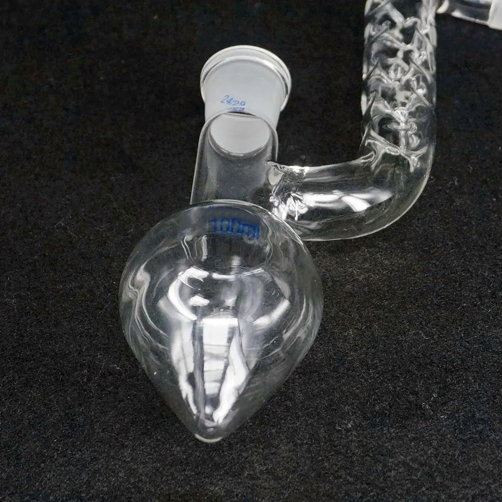 100 ml 150 ml 14/23 19/26 24/29 Unión rápida Matraz Tubo de pera Destilación Fraccionamiento(100ml Joint 19-26)