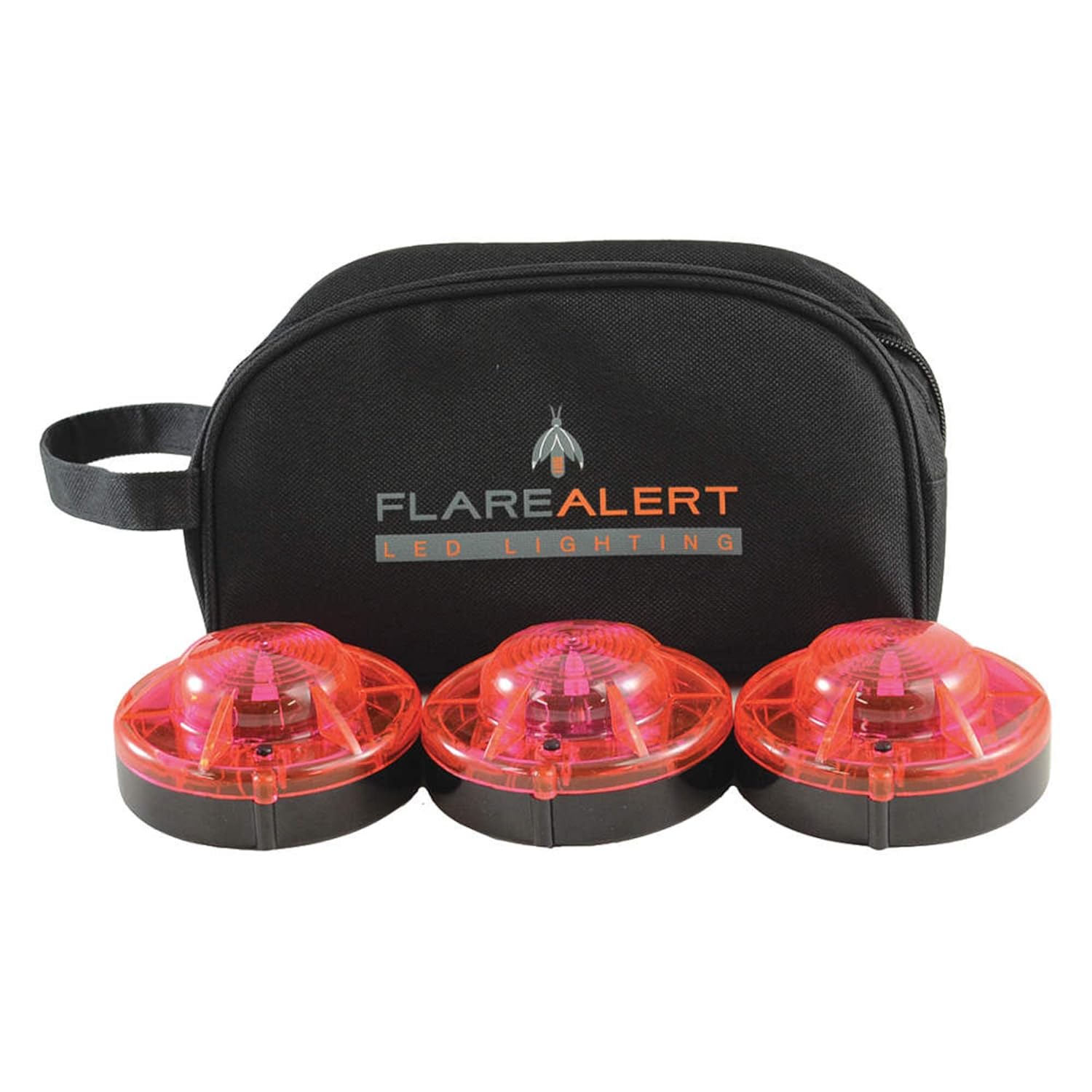 LED Road Flare Kit, 0.5 Watt, Red