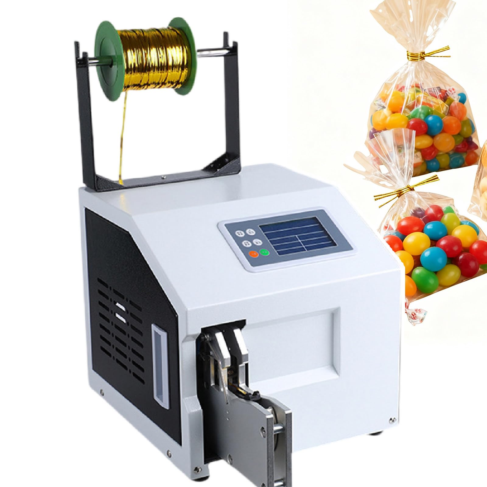 Automatyczna maszyna do opasek kablowych, nawijarka cewki CNC z inteligentną indukcją, szybkie wiązanie 1-sekundowe do wiązek o średnicy 0,5-3 cm, wydajne narzędzie do skręcania drutu