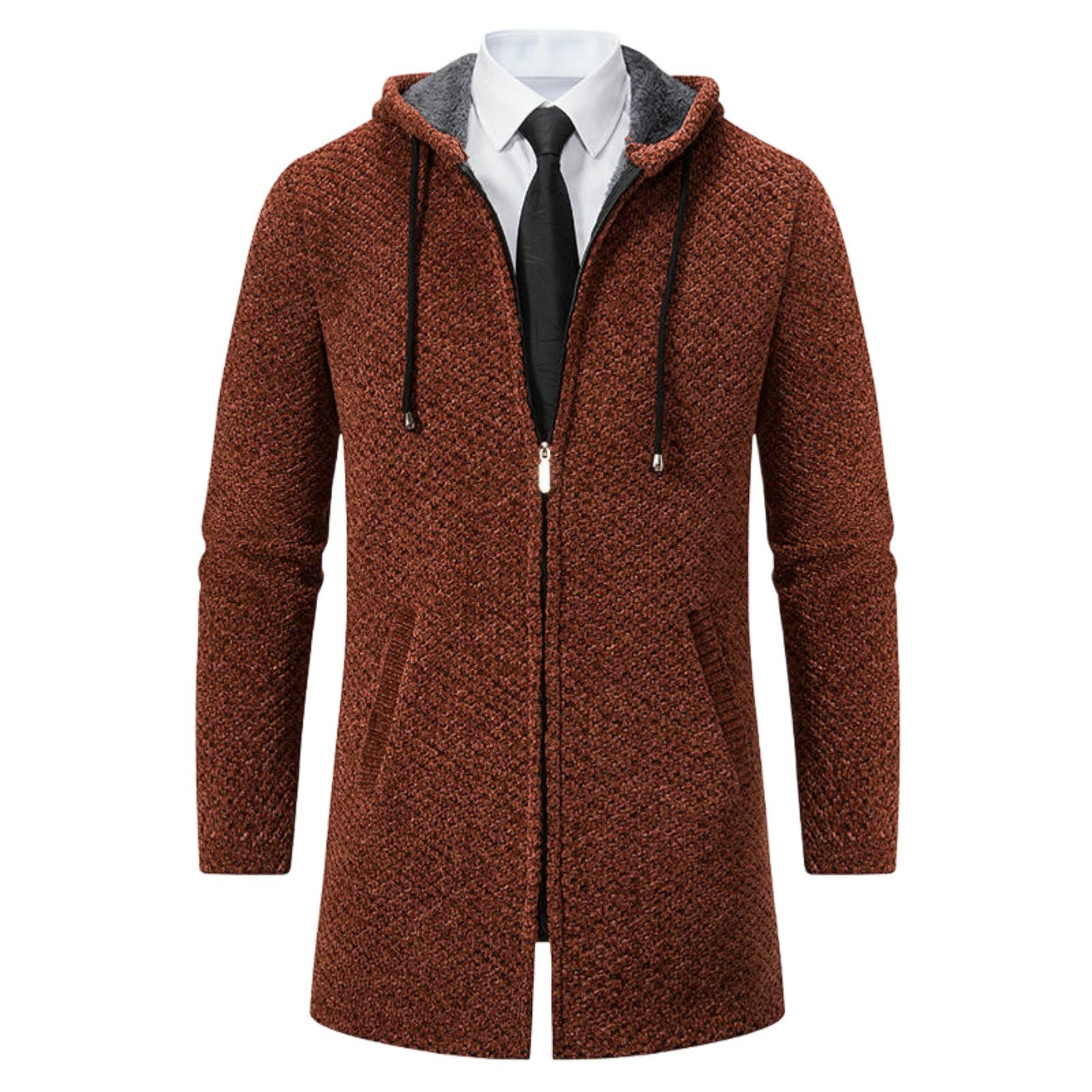 Sudadera de punto cómoda para hombre que soluciona los días de frío 8