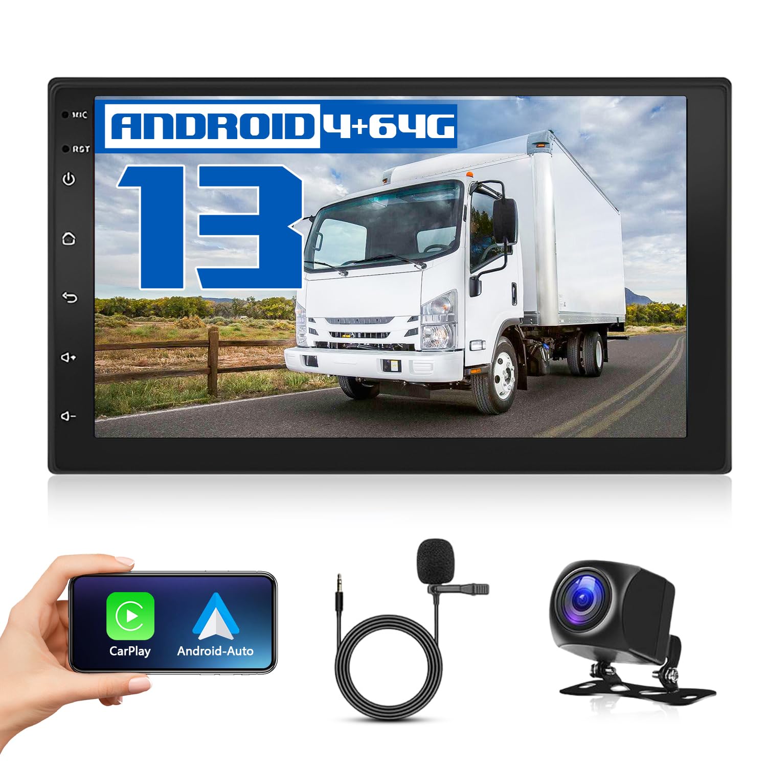 ISUZU Bluetooth カーオーディオ Amazon.com: Android 14 Car Stereo Radio Fit for 2009-2020 Isuzu N