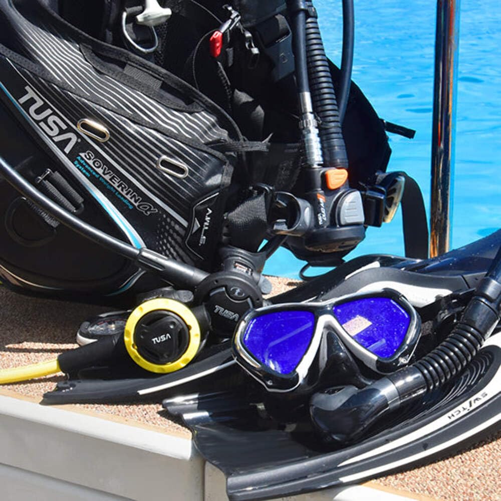 TUSA M2001S Paragon Mask Black/Energy Green