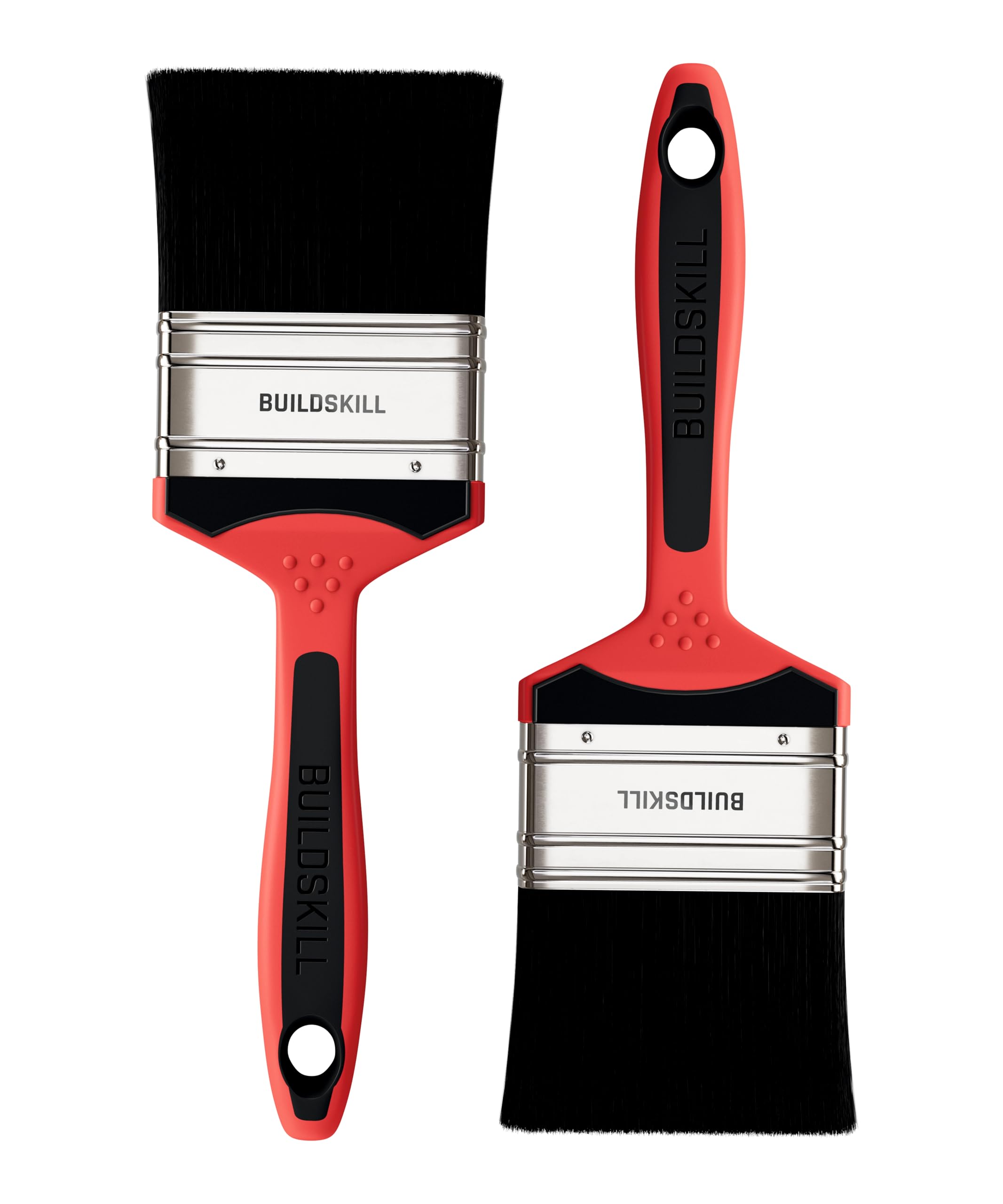 BUILDSKILL 2 Pcs Paint Brush Set | Size 75mm | Non Slip TPR Handle | Soft Synthetic Bristle | Paint Brush for Wall & Trim | Water-Based & Solvent Paints | Wall Painting Brush for Professionals & DIY (B0D6MP6ZPM) Amazon Price History, Amazon Price Tracker
