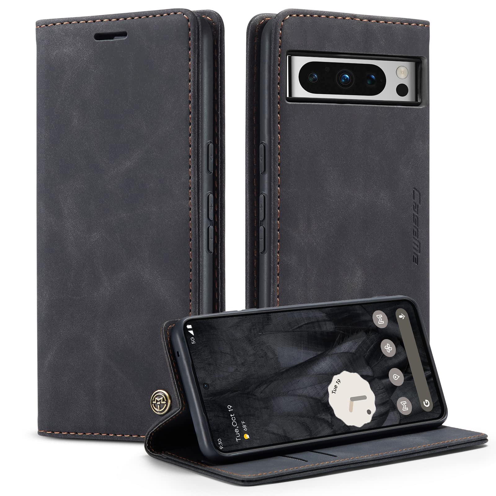 GOKEN Cover Portafoglio Per Xiaomi Redmi Note 13 Pro 5G / Poco X6 5G | Pelle PU Con Slot E Stand | Oro Rosa