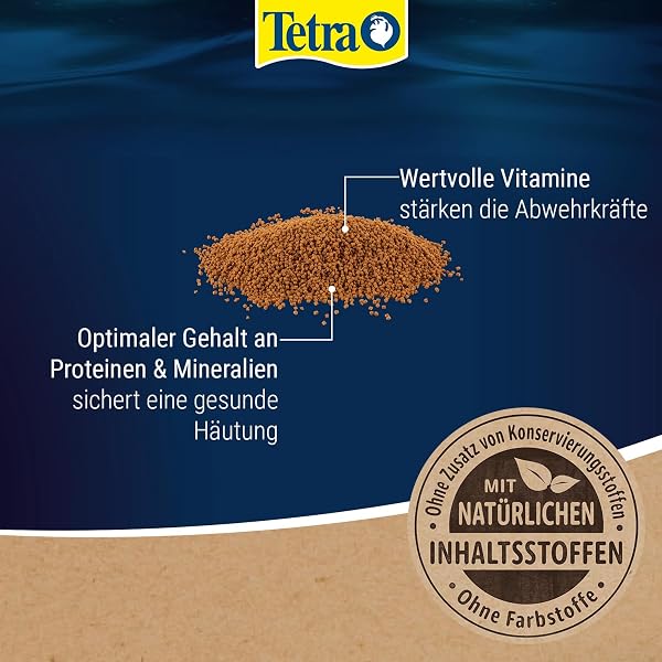 Tetra Crusta Granules - Futter für Garnelen und Krebse, für eine artgerechte Ernährung, 100 ml Dose - 4