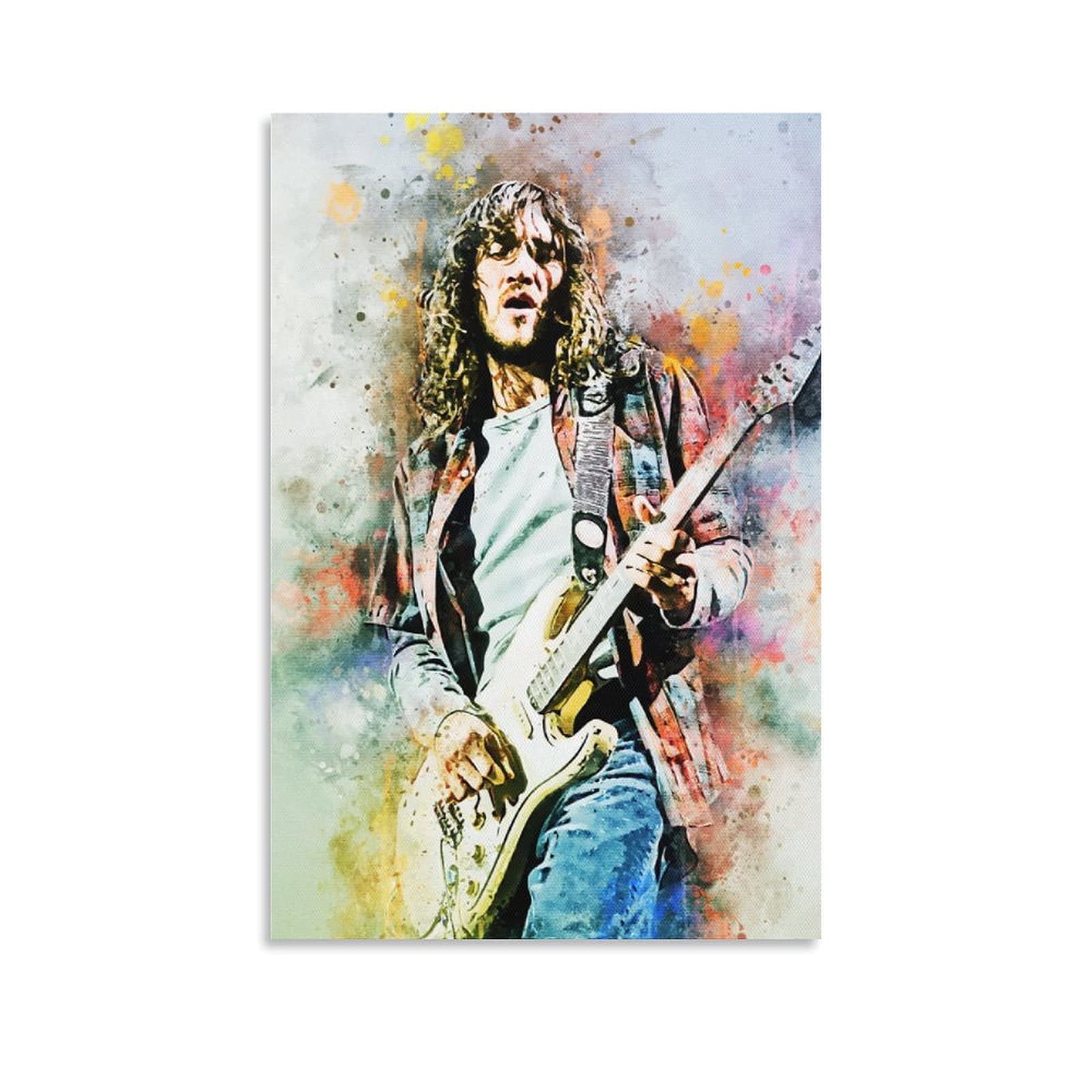 Amazon.co.jp: ジョン・フルシアンテ絵画HD印刷キャンバスアート