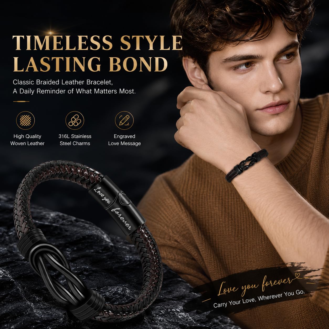 Set regalo da uomo, regalo per San Valentino e festa del papà