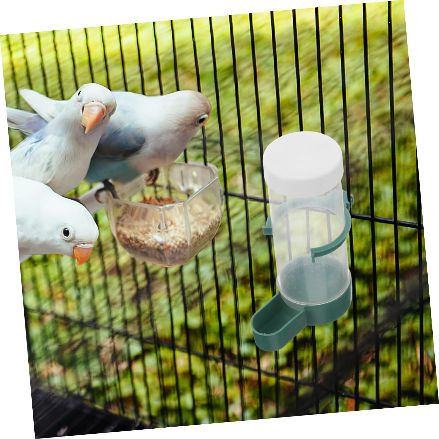 20stücke Teiliges Automatisches Vogel-wasserspender Käfige Futterspender Für Wellensittiche Nymphensittiche Kanarienvögel Und Andere Vogelarten Einfache Nachfüllung