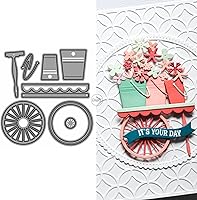 Vista 8 de DzIxY Troqueles de corte de metal para árbol de Navidad para camiones, kit de fabricación de tarjetas, troquelados, troquelados, álbumes