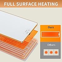 Vista 4 de Bandeja de calentamiento eléctrica (extra larga 59"x12"), calentadores de alimentos comerciales para fiestas y bufé, alfombrilla de calentamiento