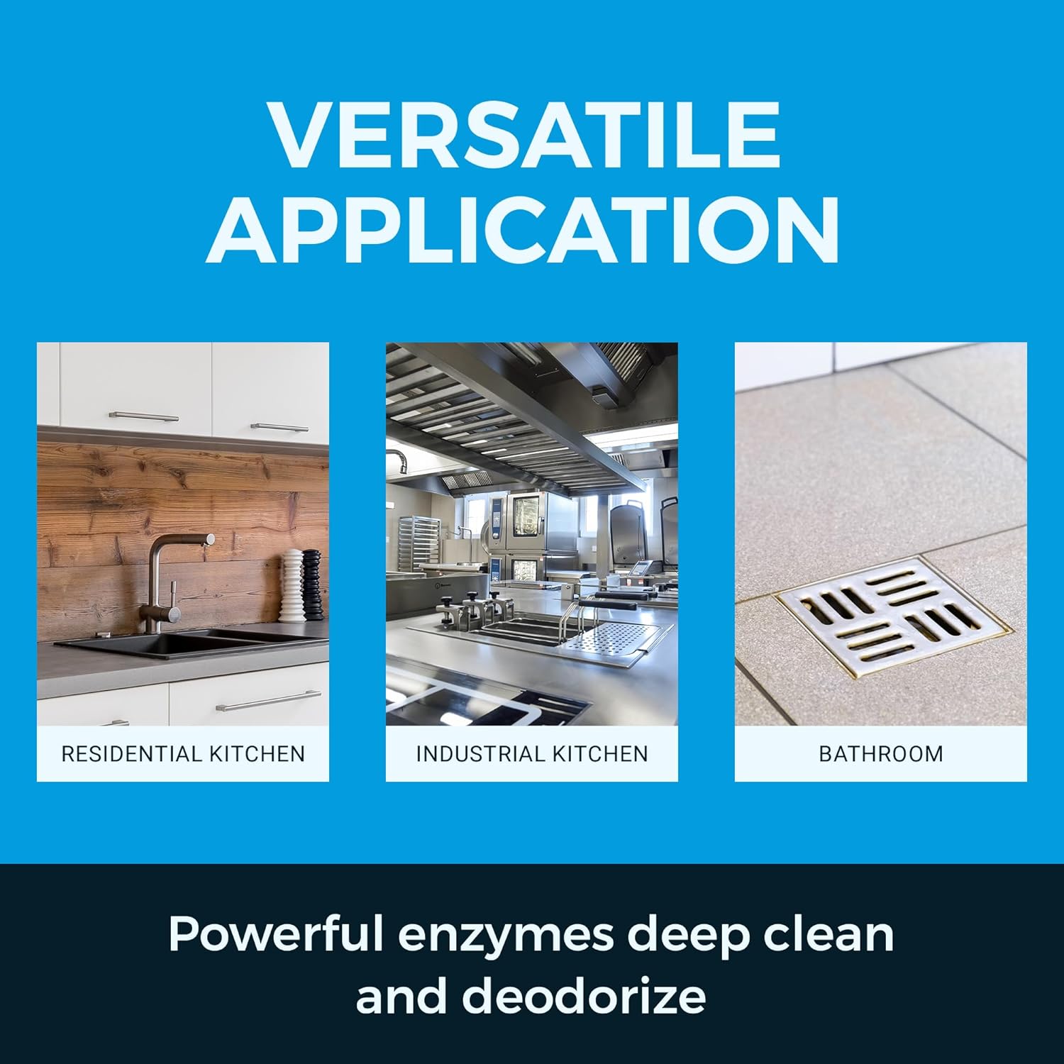 Kinzua Environmental Fly-Zyme, Highly Concentrated Enzyme Drain Cleaner for Pipes, Drain Gel for Fruit Flies, Organic Waste Degrader & Odor Neutralizer, 32 fl oz - Image 3