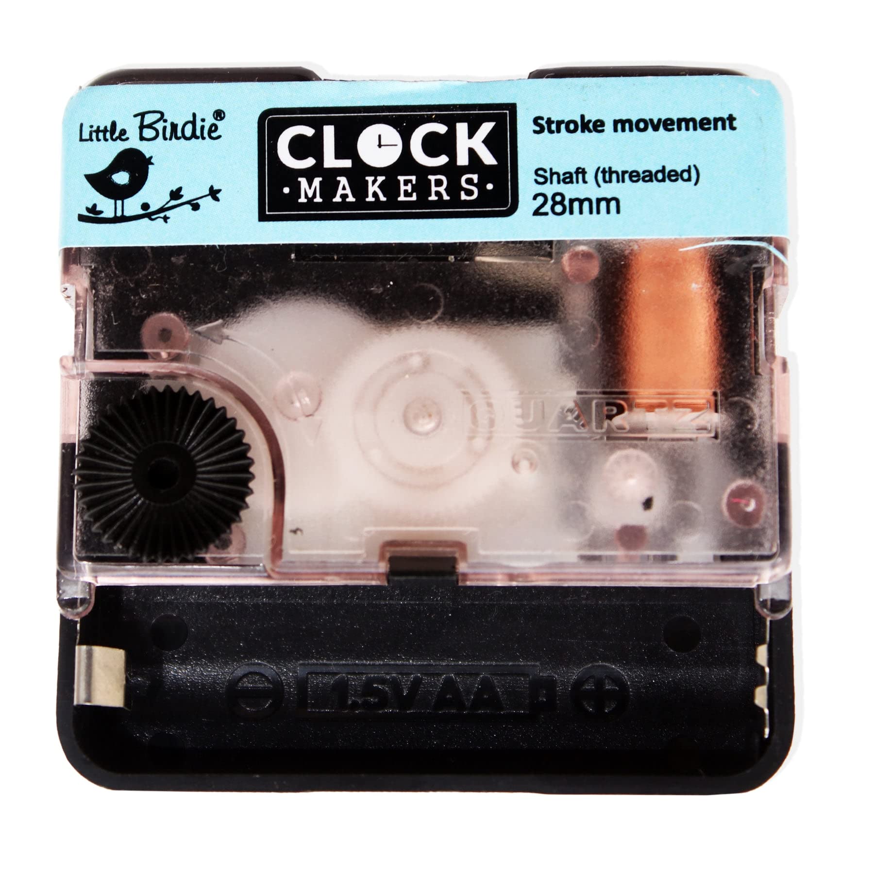 Little Birdie Clock Movement Strock Screw Size 28mm | Clock Machine for Resin Art | Clock Movement Mechanism for Wall Clocks-image-28