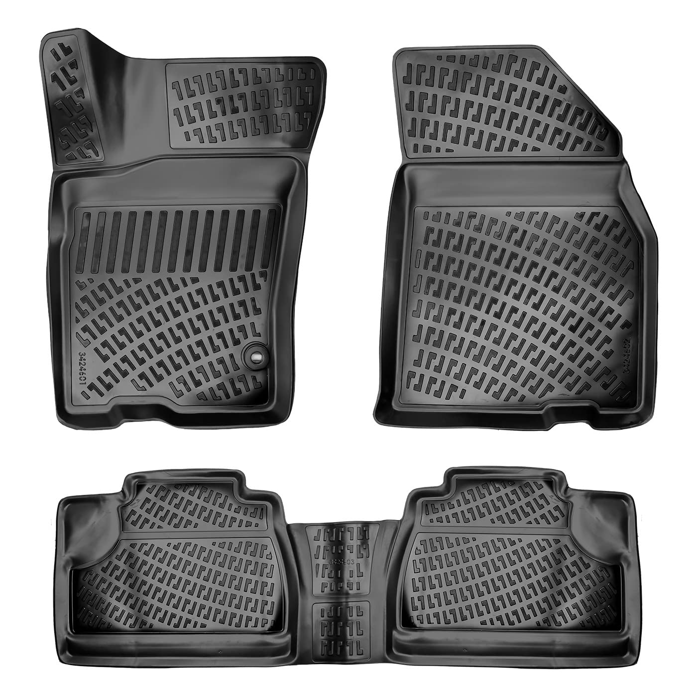 Rizline Mercedes ML Serisi W163 1998-2005 Uyumlu 3D Havuzlu Paspas