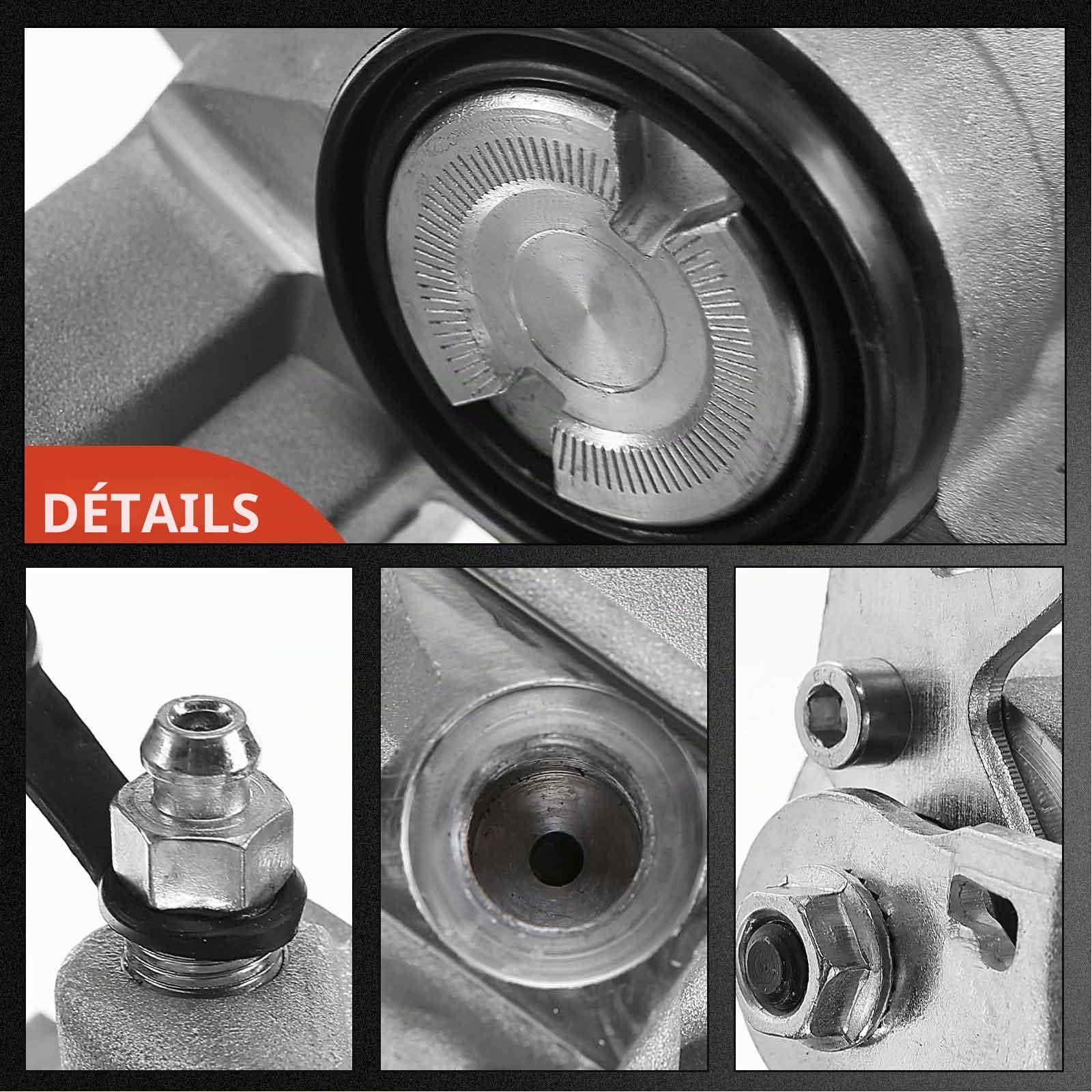 Frankberg Étrier de frein arrière gauche, aluminium 1J0615423D | Compatible avec: Polo 9A 9N, Nouvelle Coccinelle 1C1 9C1, R.o.o.m.s.t.e.r 5J7, Nouvelle Coccinelle Cabriolet 1Y7