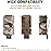 VISMIX Pistol Magazine Pouch, Single 9mm Mag Pouch with Quick Release Kydex Insert and MOLLE System Compatible-Single Mag Pouch Camo