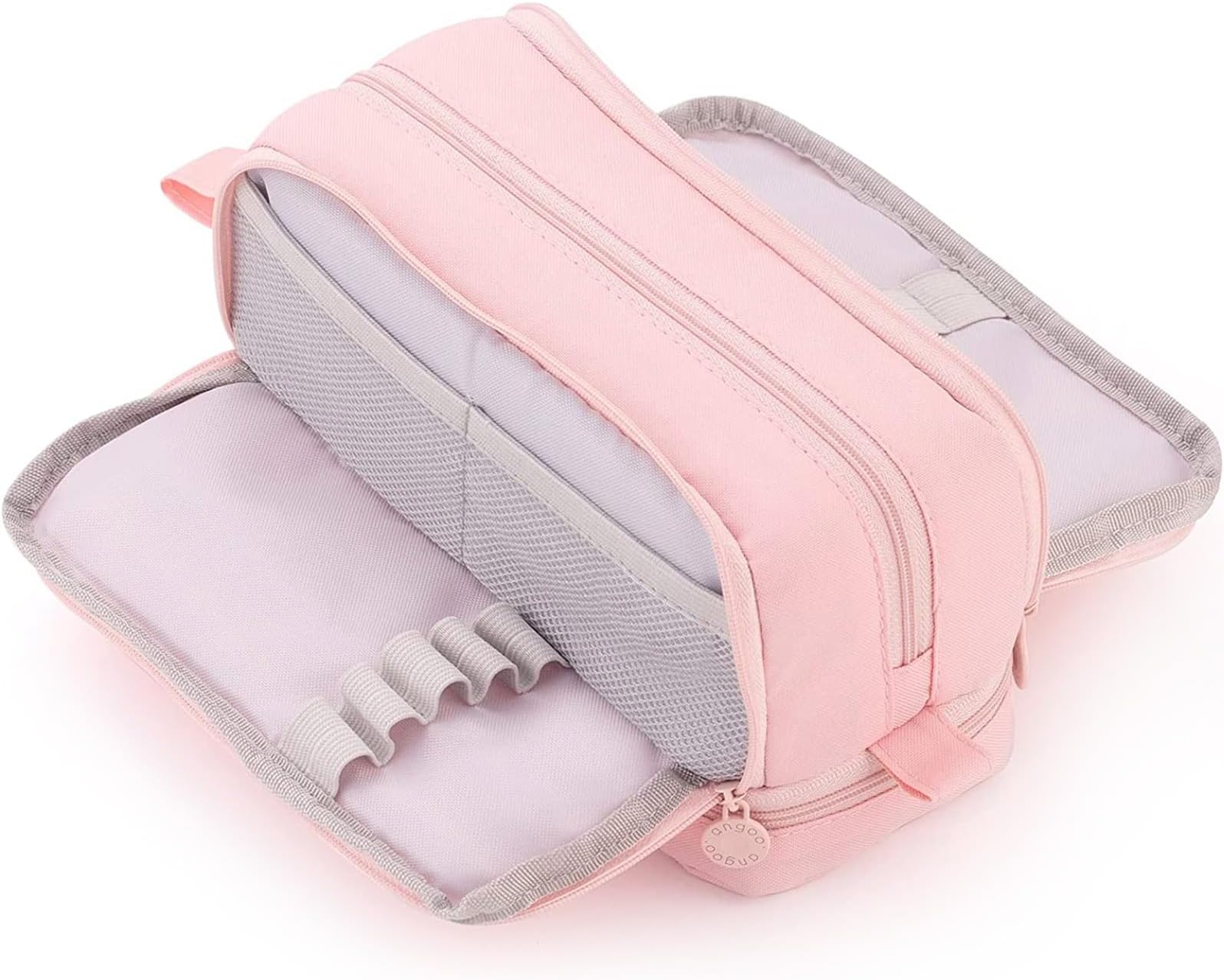 CICIMELON Large Capacity Pen Pencil Case with 4 Compartments, Multi-Slot Pencil Pouch Bag