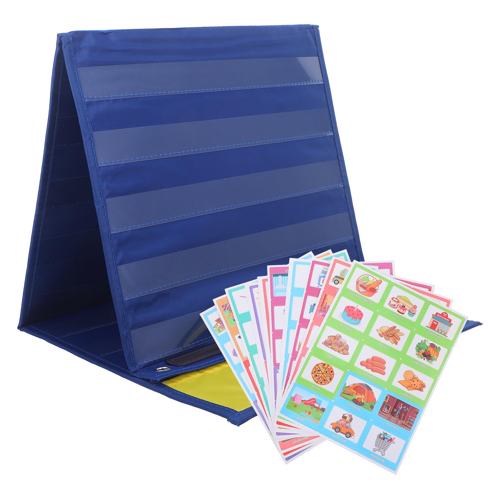 ROMISBABA Tabla de Tareas Visual Casa y Escuela, Calendario de Rutinas Diarias en Poliéster y Pvc para Formación de Hábitos y Recompensa de Conducta
