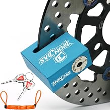 IRON JIAS Motorcycle Disc Brake Lock, Anti-Theft, Alarm-Free