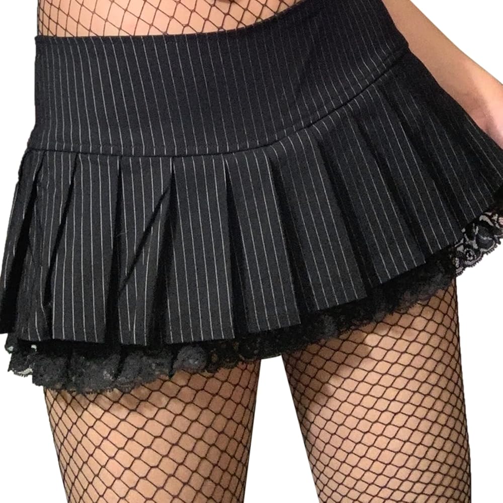 ミニスカート Low Classic Pleated Zipper Skirt With Adjustable Straps Low Classic Pleated Zipper Skirt In Black | ModeSens