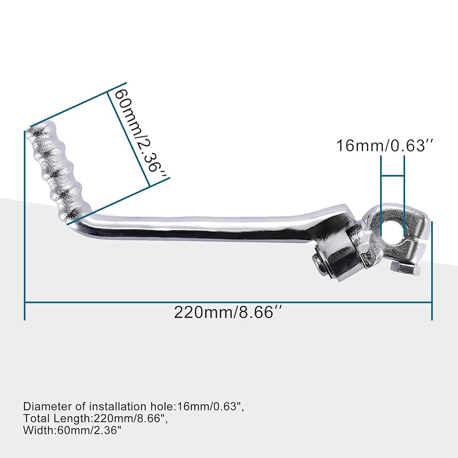 Amazon.com: GOOFIT 16mm Kickstart Kick Starter Lever for