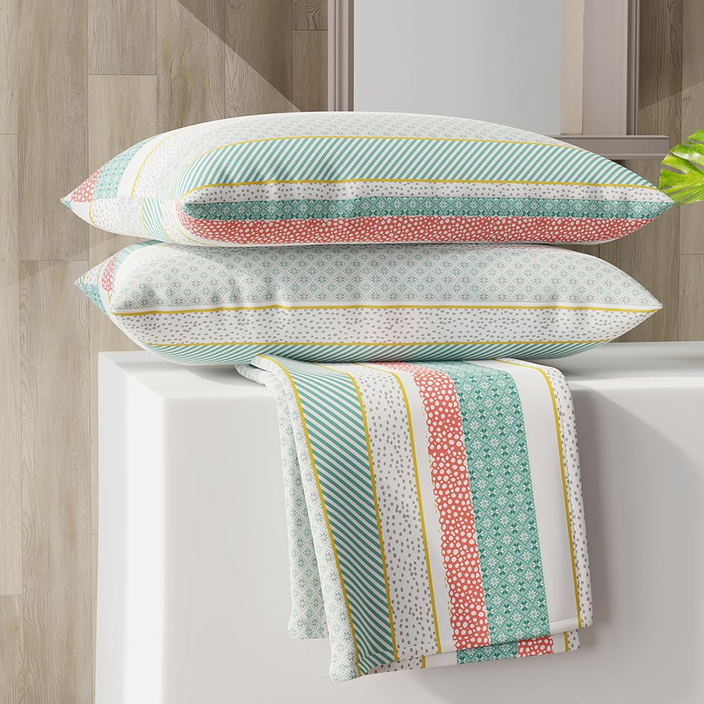 Layers 225TC Toughened Cotton King Size Bedsheet with 2 Pillow Covers (Sky Blue, Checkered Pattern), Bed Sheet King, Super Soft, Durable, Wrinkle Resistance, Duracount Collection (B0BY24W8LB) Amazon Price History, Amazon Price Tracker