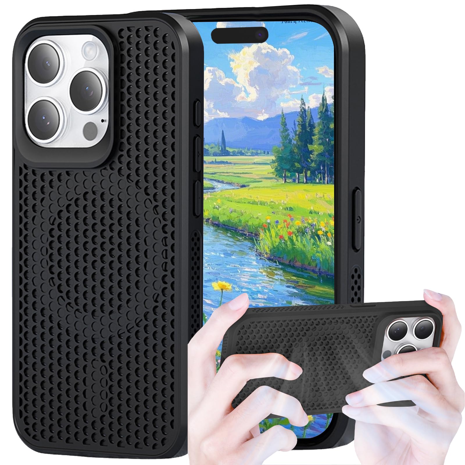 Amazon.com: Ephoou for iPhone 16 Pro Max Case Magnetic Protective