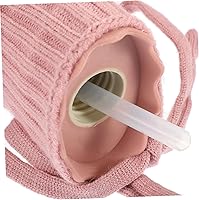 Vista 9 de Bolsa de agua caliente en forma de U con manga de punto, agradable a la piel, para alivio del hombro, funda extraíble lavable, preservación