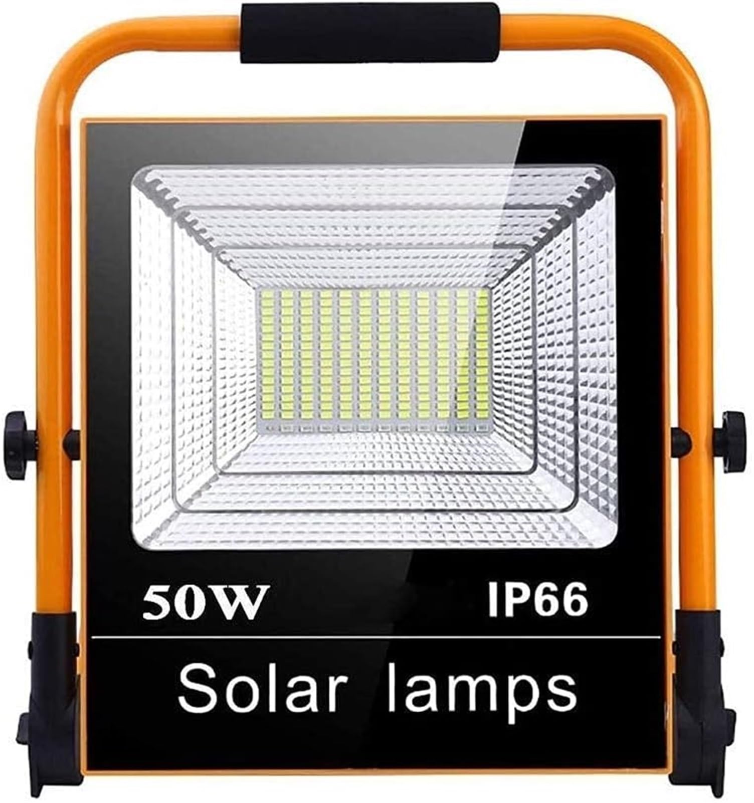 Projecteur LED 50W solaire pour éclairage extérieur de jardin et cour