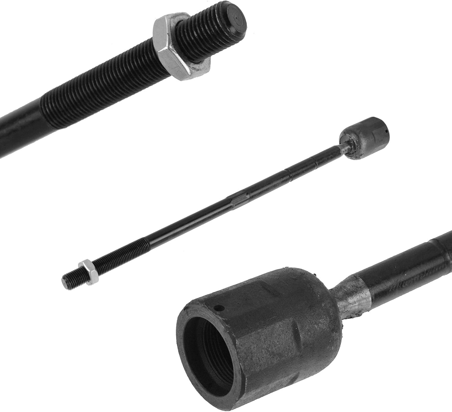 Front Inner and Outer Tie Rod Set 4 Piece Compatible with 1995-2003 Ford Windstar