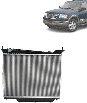 Front Radiator Compatible with Lincoln Navigator/Ford Expedition 2003-2006 | DIRECT REPLACEMENT | 2L1Z8005DD 2L1Z8005DG | FO3010242
