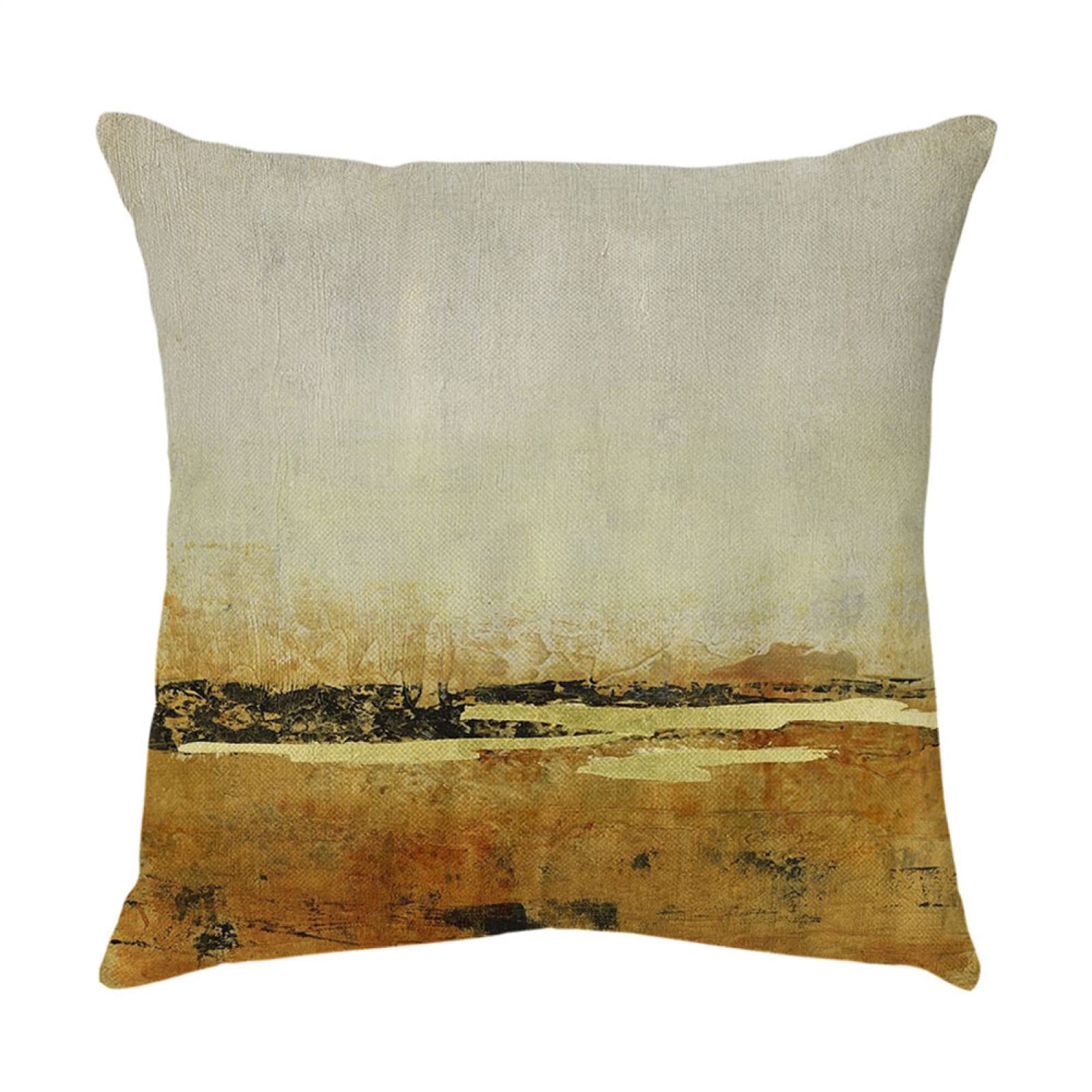 4 Piezas Funda de Almohada Dorado Abstracto Fundas de Cojín Terciopelo Sencillo y Decorativo para Sofá Camas Dormitorio Coche Lino Cojines Throw Pillow Covers 80x80cm/32x32 Inch