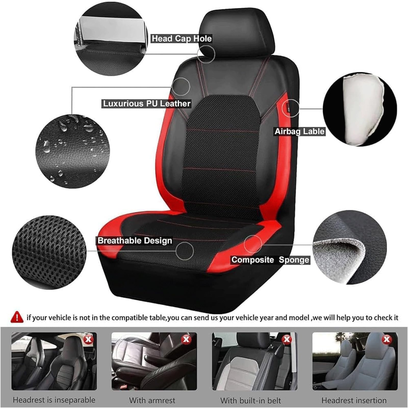 Voiture Ensembles Housse Siege Pour Dacia Duster 2000-2014 2015 2016 2017 2018 2019 2020 2021 2022 2023 2024,Housses Siège Voiture Siège Avant Arrière Protecteur Siège Couvre Confortable Accessoire