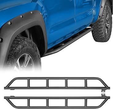 u-Box Tacoma Rock Sliders for 2005-2023 Toyota Tacoma Double Cab Excluding TRD Off-Road, TRD Sport, Tubular Rocker Guard Running Boards Side Door Armor