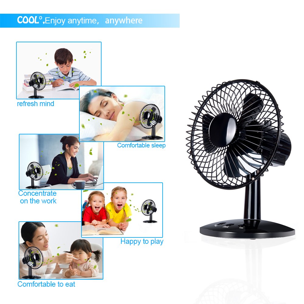 Buy Mini desk fan small Table fan MAXAH USB fan silent fan beautiful