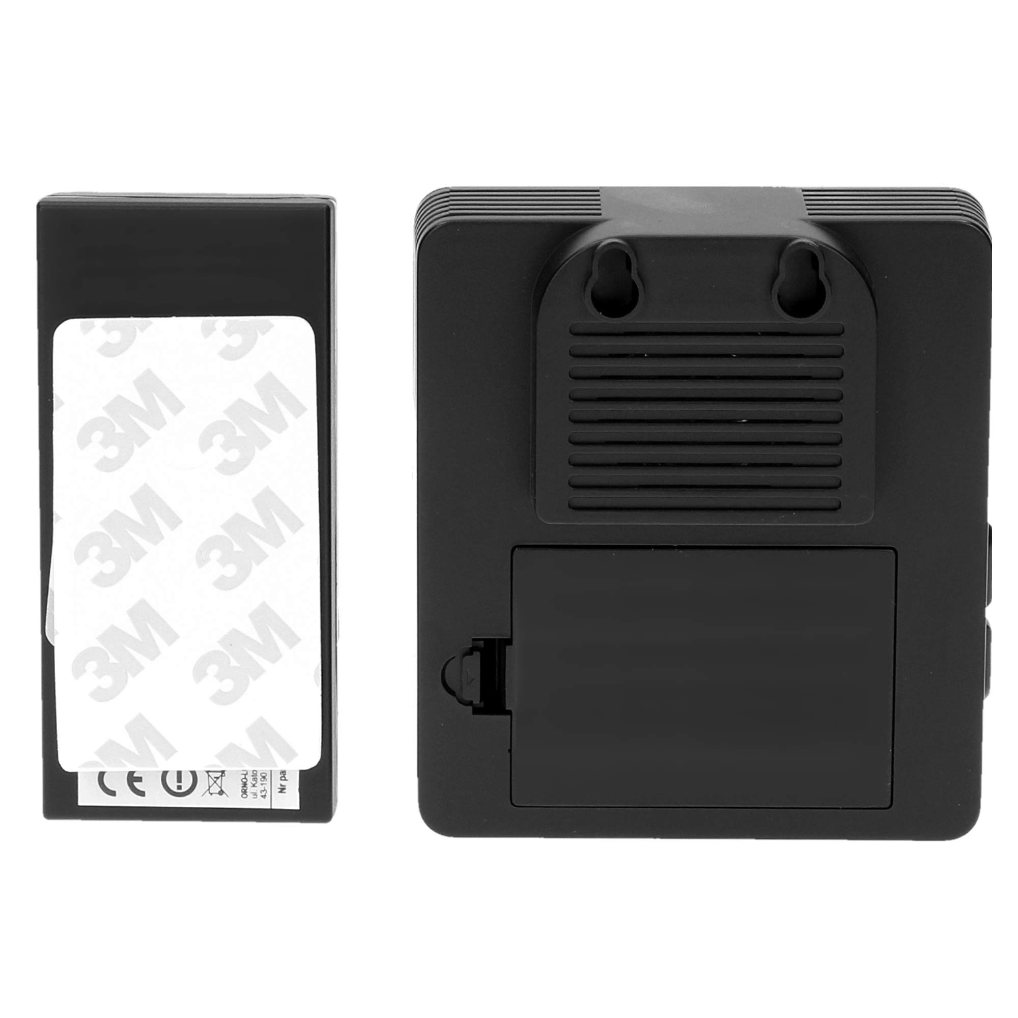 ORNO Opera DC Sonnette sans Fil pour Extérieur Etanche avec Contrôle du Volume et Portée de 100m 36 Sonneries (Kit Emetteur et Récepteur)