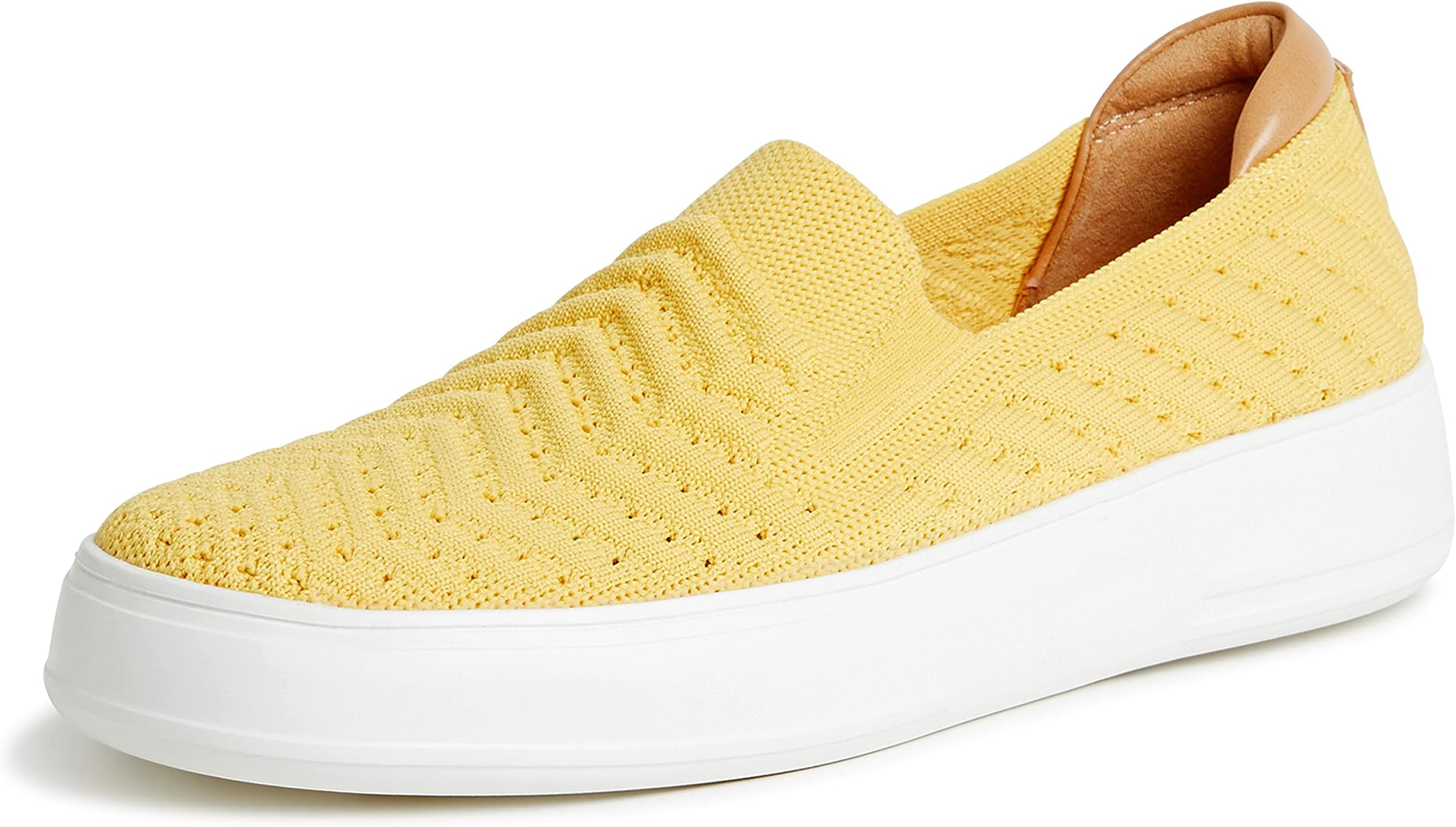 Original Comfort by Dearfoams Women's Sophie Sneaker, Gold Finch, 8