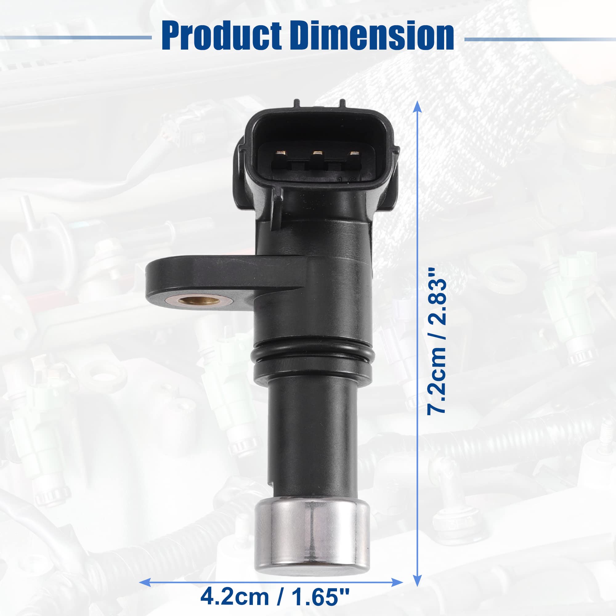 X AUTOHAUX Transmisión Velocidad Sensor para Honda Accord - 1 PiezaNegro