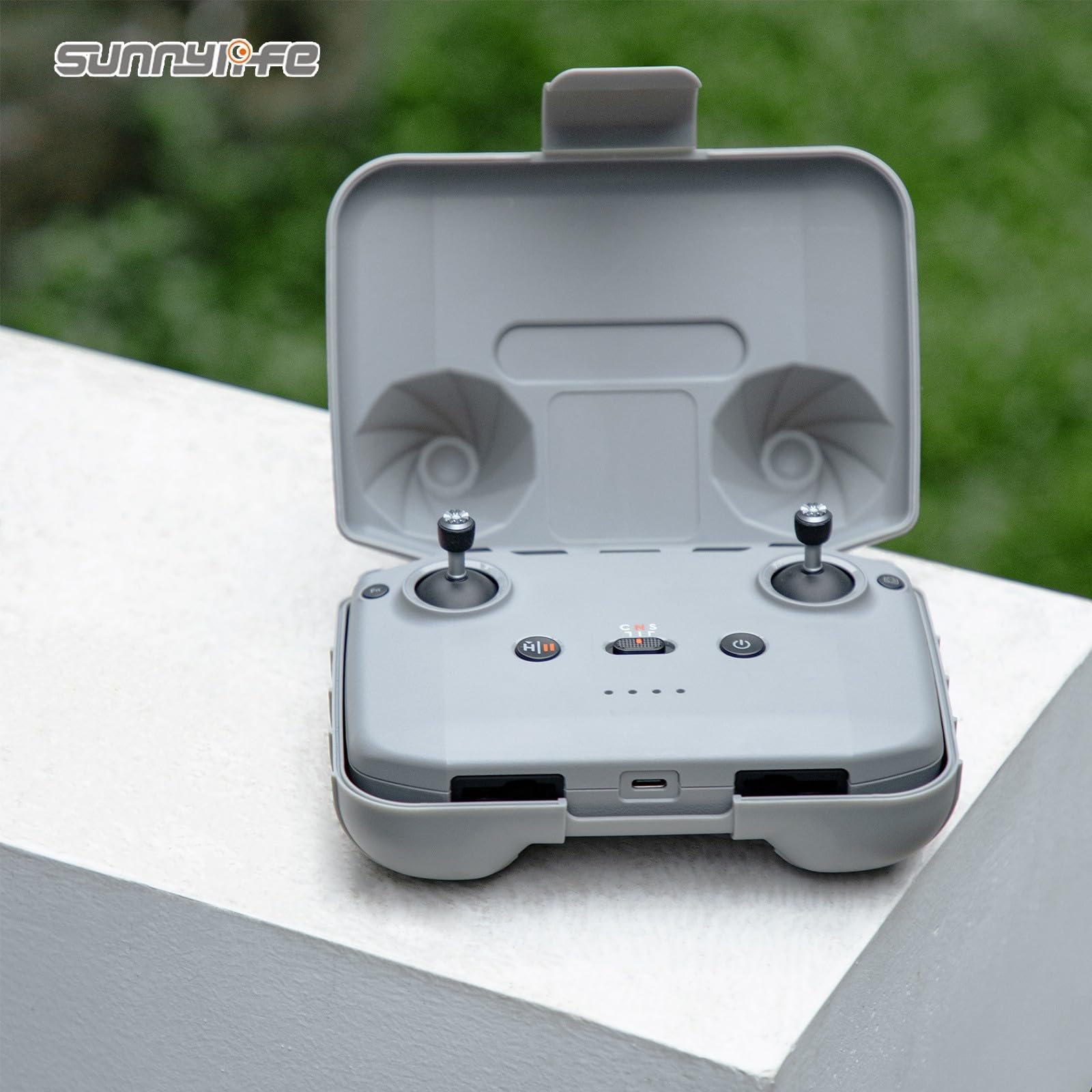 Custodia protettiva a portafoglio per telecomando DJI RC-N3/2/1, compatibile con Mini 4/3/Neo, custodia compatta con cordino e chiusura a scatto