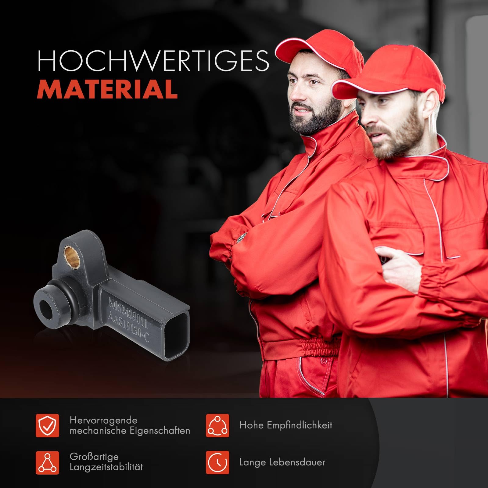 Frankberg Sensor Saugrohrklappe 3-Polig Kompatibel mit Discovery III Van L319 Discovery IV L319 Discovery IV Van L319 R.a.n.g.e R.o.v.e.r Sport L320 Replace# LR019130