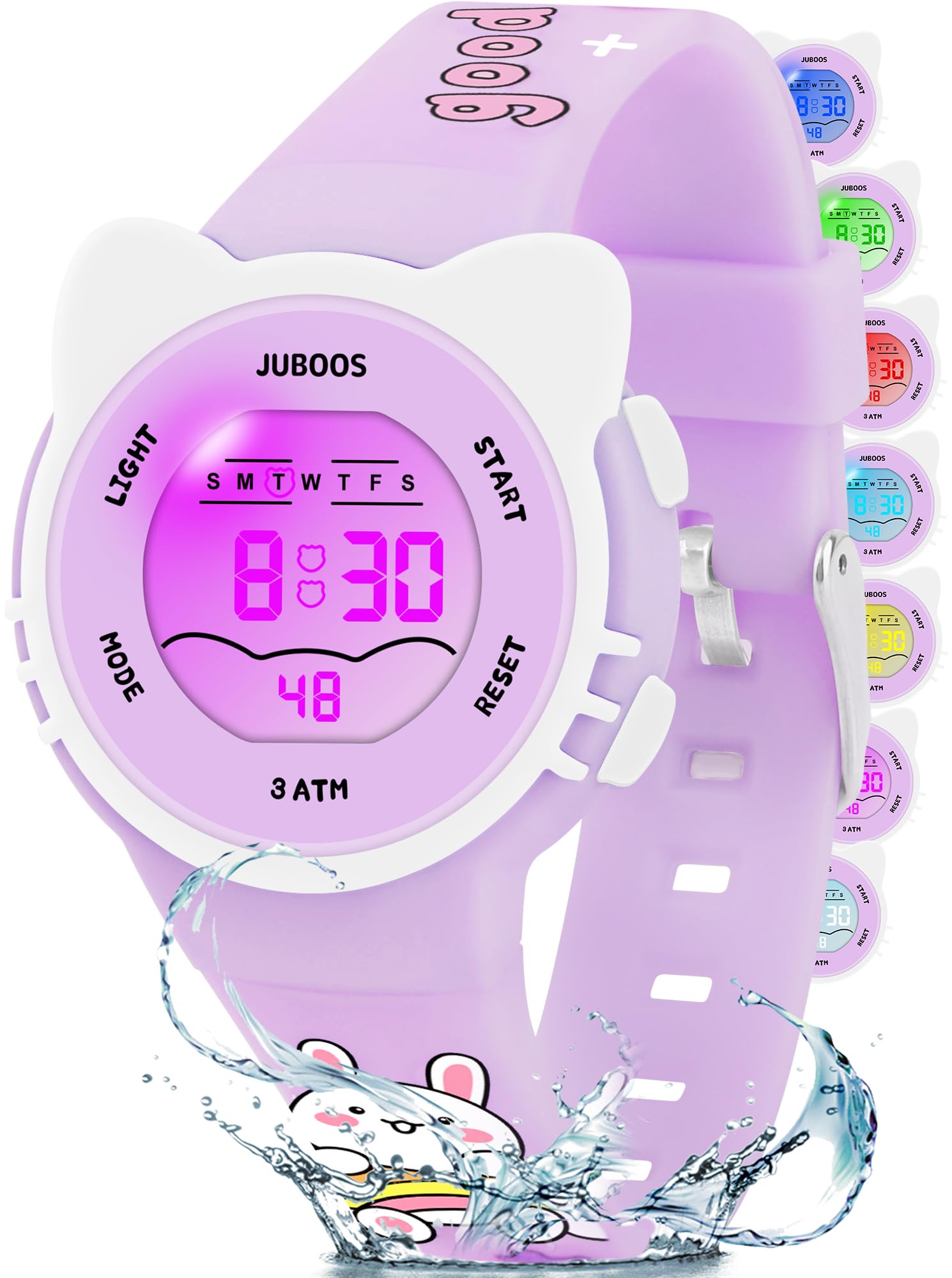 Juboos Digital Kids Watch Waterproof Sport Wristwatch Boys Girls
