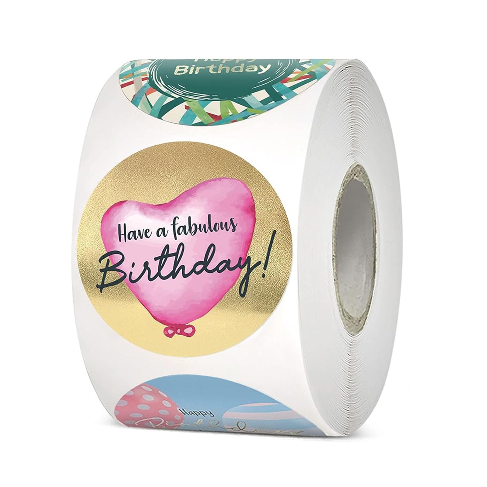 500Pcs Happy Mother's Sealing Sticker 1Inch Adhesive Wrapping Labels 25mm Flower Seal for Packaging Decoration Mother's Day