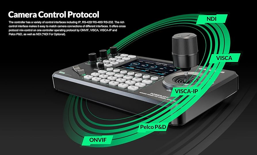 VISCA 4D JOY PTZカメラコントローラ ★ ライブ配信 OBS配信 VISCA 4D JOY PTZカメラコントローラ ☆ ライブ配信 OBS配信