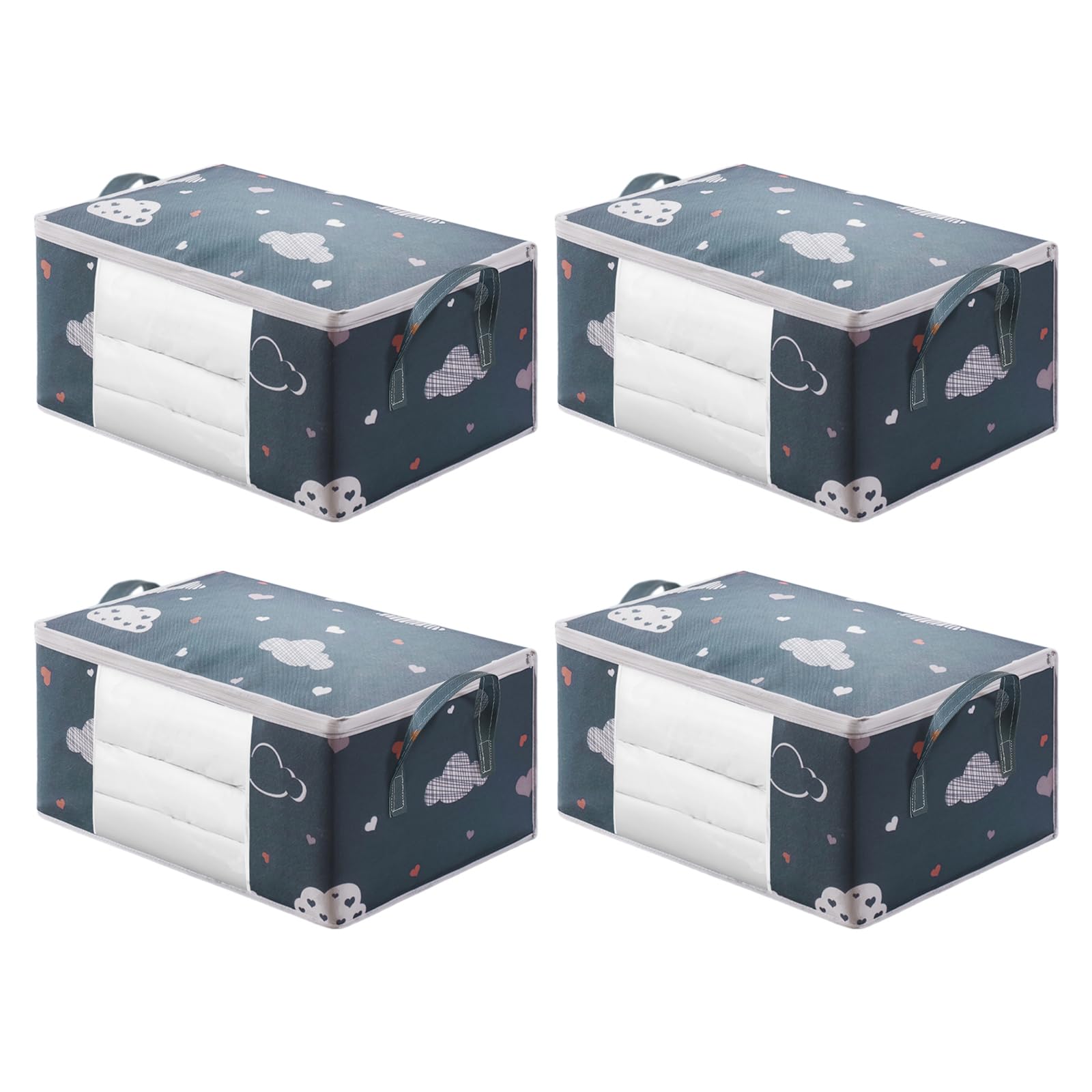 Set Solución de Almacenamiento para Ropa Práctica Solución de Almacenamiento para Ropa de Cama Bolsa de Almacenamiento Impermeable para Mantas Edredones