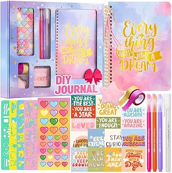 Kit de Diario DIY Cocostar para niñas 8-12 años - 44 piezas
